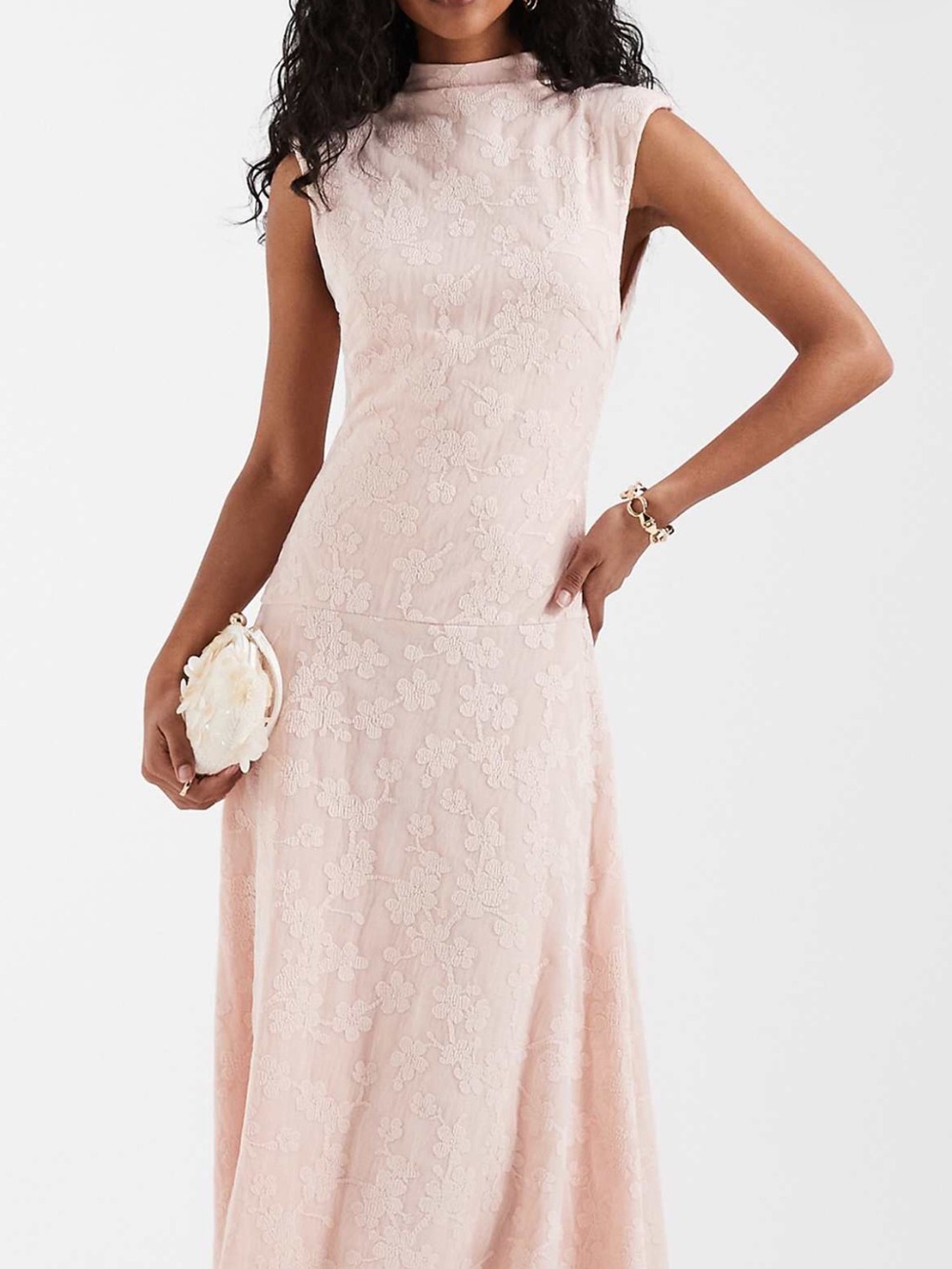 ASOS Pretty Lavish Dropped Waist Maxi- US 4